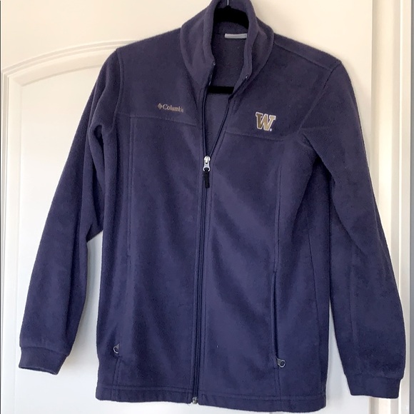 Columbia Sportswear U of Washington fleece jacket - Picture 1 of 3
